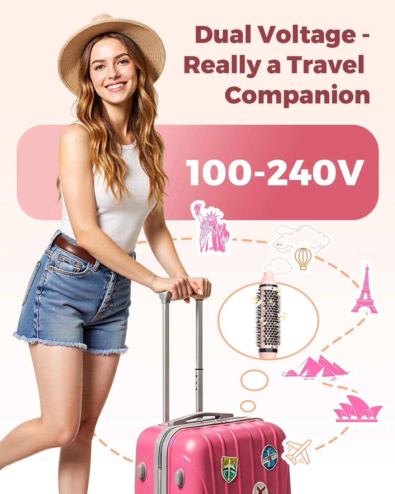 QuickStyle Hot Air Grooming Brush