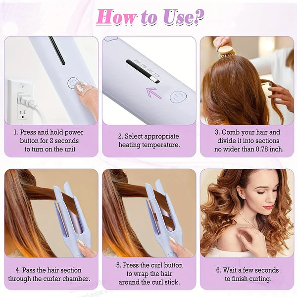 CurlMate Auto Curl Styler Pro