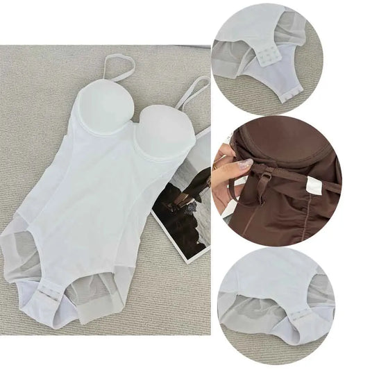 CoreFit Bodysuit Shapewear With Built in Bra